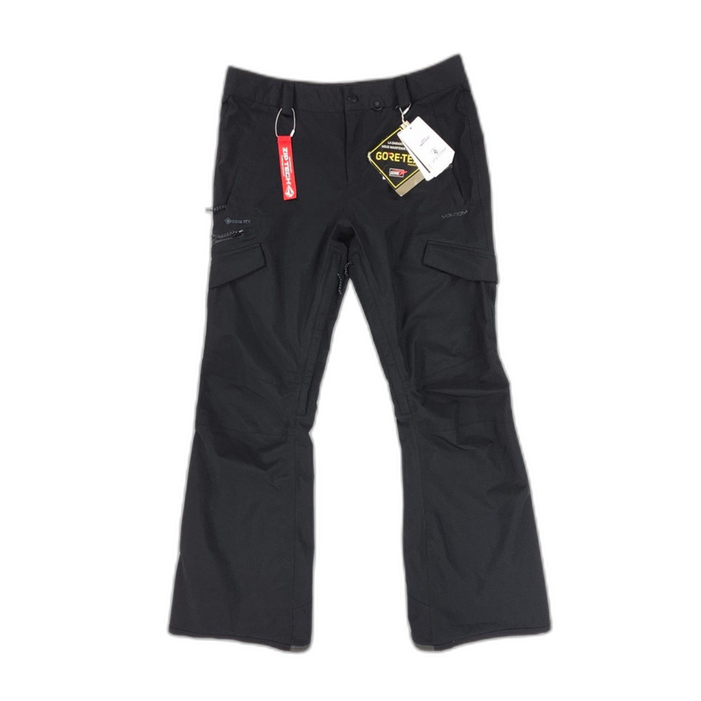 NWT Volcom Aston Gore-Tex Trousers Black Ski Snowboarding Minimal Gorpcore XL